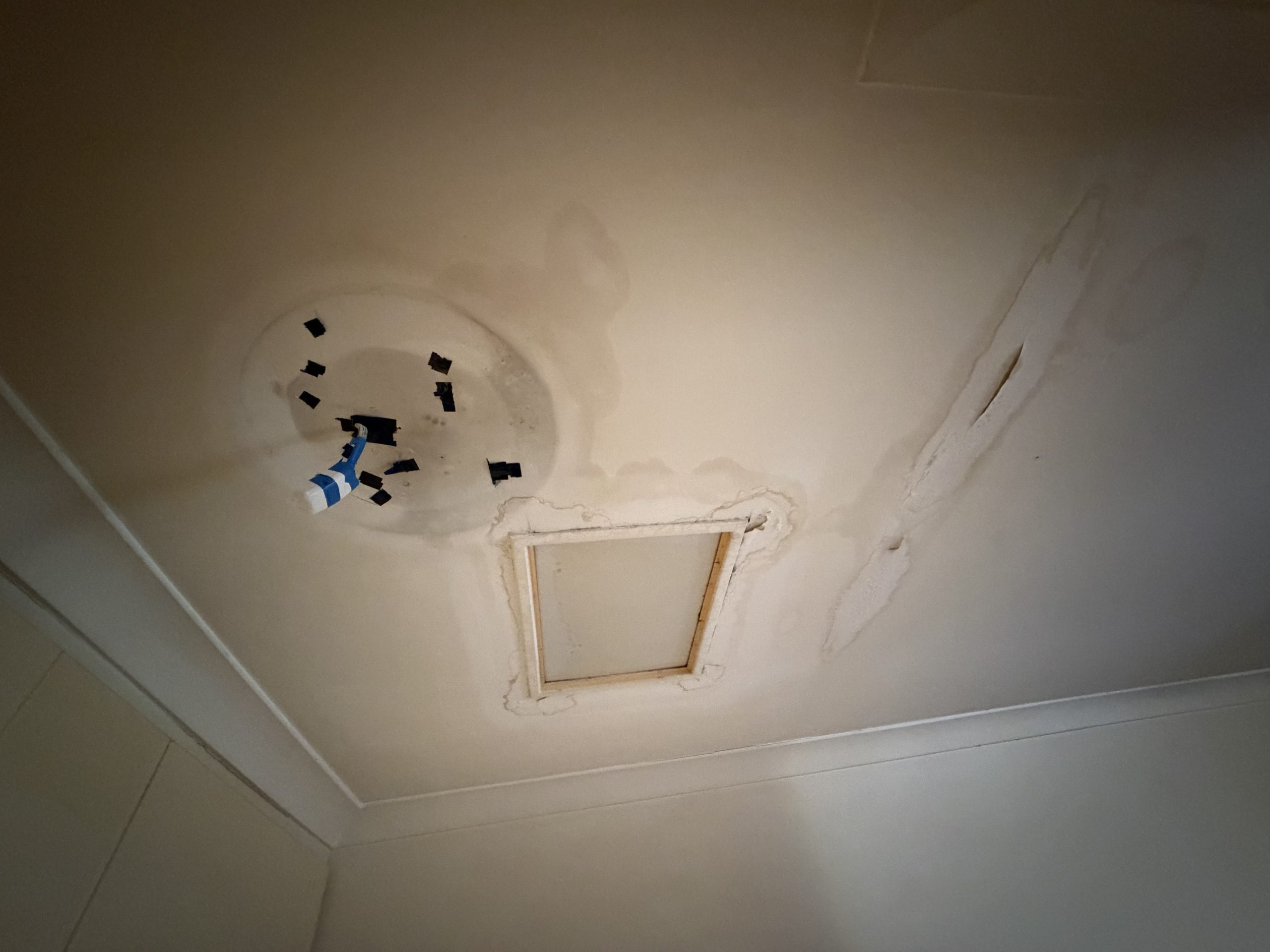 Ceiling damage caused by roof leak in residential property Ipswich Brisbane south east Queensland building inspection buyers agent vision property buyers